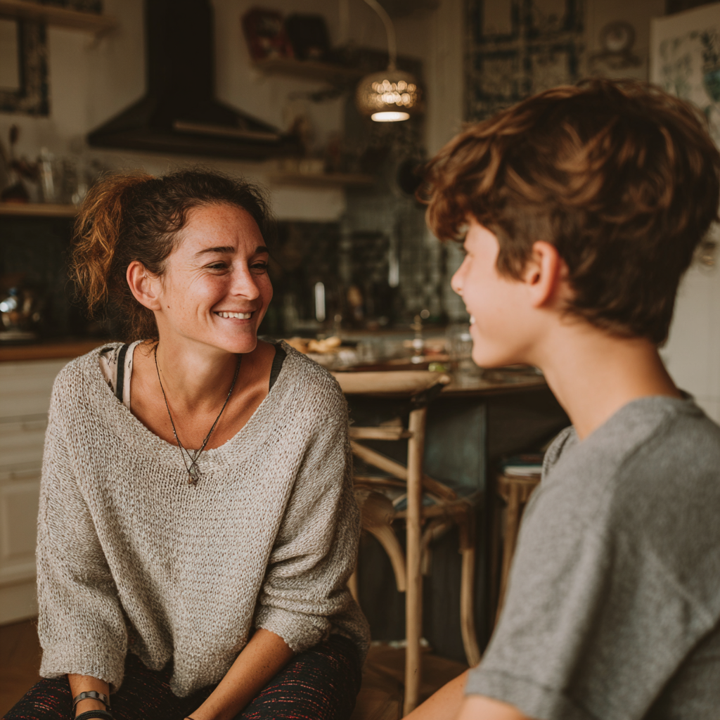 Trece_Matices_realistic_photo_of_an_mother_smiling_and_laughi_92af6ba4-ab81-4ce8-a5c0-743394cb2cab_0 psicologo online Crea Sentido psicología - Trece Matices realistic photo of an mother smiling and laughi 92af6ba4 ab81 4ce8 a5c0 743394cb2cab 0